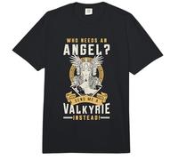 Quién Necesita un ángel Envíame Valquirias Amantes de la mitología nórdica Comfort Colors Adult Heavyweight T-Shirt