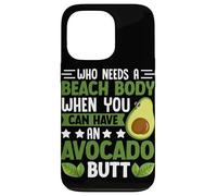 Quién necesita un cuerpo de playa cuando puedes tener un trasero de aguacate Carcasa para iPhone 13 Pro