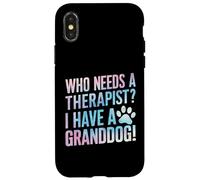 ¿Quién Necesita un Terapeuta? Tengo un Abuelo Perro Abuelo Carcasa para iPhone X/XS