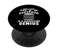 ¡Quien Ponga S En Comida Rápida! Genio De Marketing De PopSockets PopGrip Adhesivo