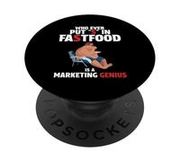 ¡Quien Ponga S En Comida Rápida! Genio De Marketing De PopSockets PopGrip Adhesivo
