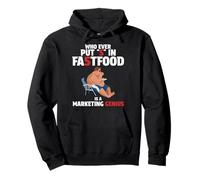 ¡Quien Ponga S En Comida Rápida! Genio De Marketing De Sudadera con Capucha