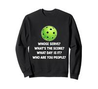 Quién Sirve cuál es la puntuación Jugador de Pickleball Humor Sudadera