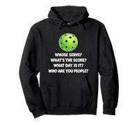 Quién Sirve cuál es la puntuación Jugador de Pickleball Humor Sudadera con Capucha