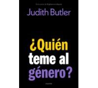 ¿Quién teme al género? (Biblioteca Judith Butler)