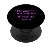 Quien Tiene mis Mandamientos me ama Biblia Escritura Juan 14:21 PopSockets PopGrip Adhesivo