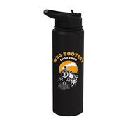 ¿Quién Tooted? Choo Choo Locomotora Tren Railfan Stainless Steel Insulated Water Bottle