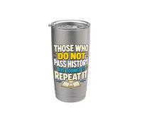 Quienes no pasan la historia están condenados a repetirla Vaso térmico de acero inoxidable de doble pared