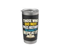 Quienes no pasan la historia están condenados a repetirla Vaso térmico de acero inoxidable de doble pared