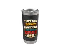 Quienes no pasan la historia están condenados a repetirla Vaso térmico de acero inoxidable de doble pared