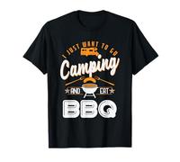Quieres IR de Camping y Comer Barbacoa Camiseta