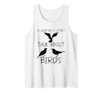 ¿Quieres Que te escuche? Cita cómica de «Pájaros», «Pájaro». Camiseta sin Mangas
