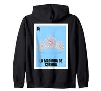 Quieres Ser Mi Madrina De Corona Quinceañera Sudadera con Capucha