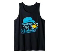 Quieres Ser Mi Padrino Camiseta sin Mangas