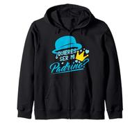 Quieres Ser Mi Padrino Sudadera con Capucha