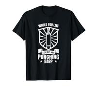 ¿Quieres ser mi Saco de Boxeo? Camiseta gráfica económica