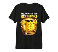 ¿Quieres Ver mi Six Pack Bricks Lover Master Builder Divertido? Camiseta Premium