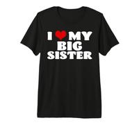 «Quiero a mi Hermana Mayor»: Divertidos Conjuntos a Juego Camiseta Premium