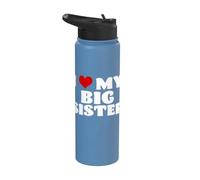 «Quiero a mi hermana mayor»: divertidos conjuntos a juego Stainless Steel Insulated Water Bottle
