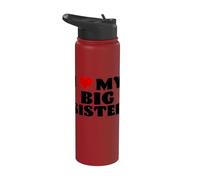 «Quiero a mi hermana mayor»: divertidos conjuntos a juego Stainless Steel Insulated Water Bottle