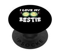 Quiero A Mi Mejor Amigo Bestia Amistad Bonito Besties PopSockets PopGrip Adhesivo