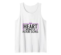 Quiero a mis Cuatro Hijos Camiseta sin Mangas