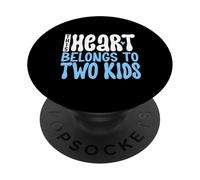 Quiero a mis dos hijos PopSockets PopGrip Adhesivo