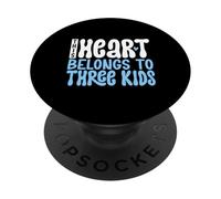 Quiero a mis tres hijos PopSockets PopGrip Adhesivo