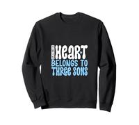 Quiero a mis tres hijos Sudadera