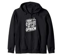 Quiero café, no tu opinión, Amantes del café Divertidos Sudadera con Capucha
