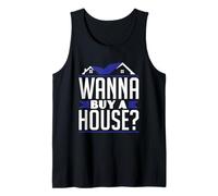 Quiero Comprar una casa de Bienes raíces Flipper Lista de Venta Camiseta sin Mangas