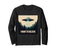 Quiero Creer en el clásico UFO UAP Craft Dream Encounter Manga Larga
