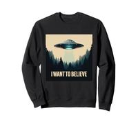 Quiero Creer en el clásico UFO UAP Craft Dream Encounter Sudadera