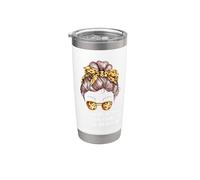 Quiero dormir como mi marido mamá broma madre juego de palabras Vaso térmico de acero inoxidable de doble pared