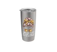 Quiero dormir como mi marido mamá broma madre juego de palabras Vaso térmico de acero inoxidable de doble pared