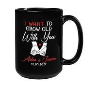 Quiero Envejecer Tazas Té Graciosa Tazón Cerámica Tazas De Regalo Regalos Divertidos Para Navidad Familiares Amigos 330Ml