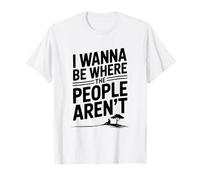 Quiero Estar Donde la Gente no es extraña diversión Camiseta