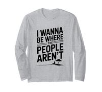 Quiero Estar Donde la Gente no es extraña diversión Manga Larga