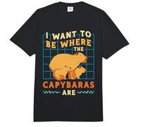 Quiero Estar Donde Los Capibaras Son Roedores Animales Capibara Comfort Colors Adult Heavyweight T-Shirt
