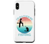 Quiero Estar pescando al Atardecer niño Pescador Pescador Carcasa para iPhone XS MAX