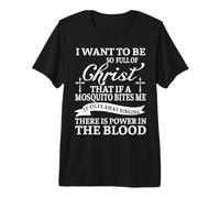 Quiero Estar Tan Lleno de Cristo Oración Cristiana Divertida Camiseta Premium