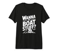 Quiero Hacer Cosas de Barco Humor náutico para Almas aventureras Camiseta Premium