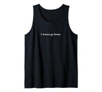 Quiero IR a casa Divertido Introvertido No Quiero Estar En El Trabajo Camiseta sin Mangas