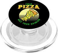 Quiero Pizza No Tu Opinión Comida Pizza Rebanada Jamón Piña PopSockets PopGrip para MagSafe
