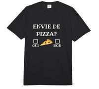 Quiero Pizza Sí o No Humor Italia Cocina Chef Calzone Comfort Colors Adult Heavyweight T-Shirt