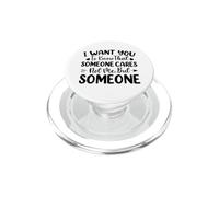 Quiero Que sepas Que a Alguien no le Importa el Humor sarcástico PopSockets PopGrip para MagSafe