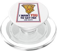 Quiero Que te pongas Gordo y Feliz Diseño PopSockets PopGrip para MagSafe
