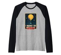 Quiero Saber no Creer OVNI UAP Ciencia alienígena Paranormal Camiseta Manga Raglan