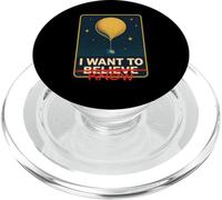 Quiero Saber no Creer OVNI UAP Ciencia alienígena Paranormal PopSockets PopGrip para MagSafe