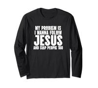 Quiero seguir a Jesús y abofetear a la gente también Manga Larga